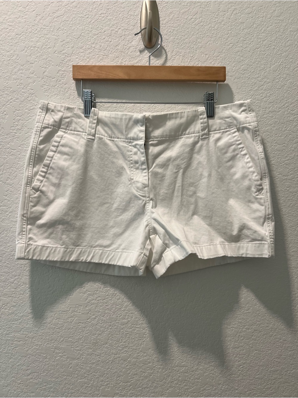 Vineyard Vines White Chino Shorts Size 8 Cotton Stretch Classic